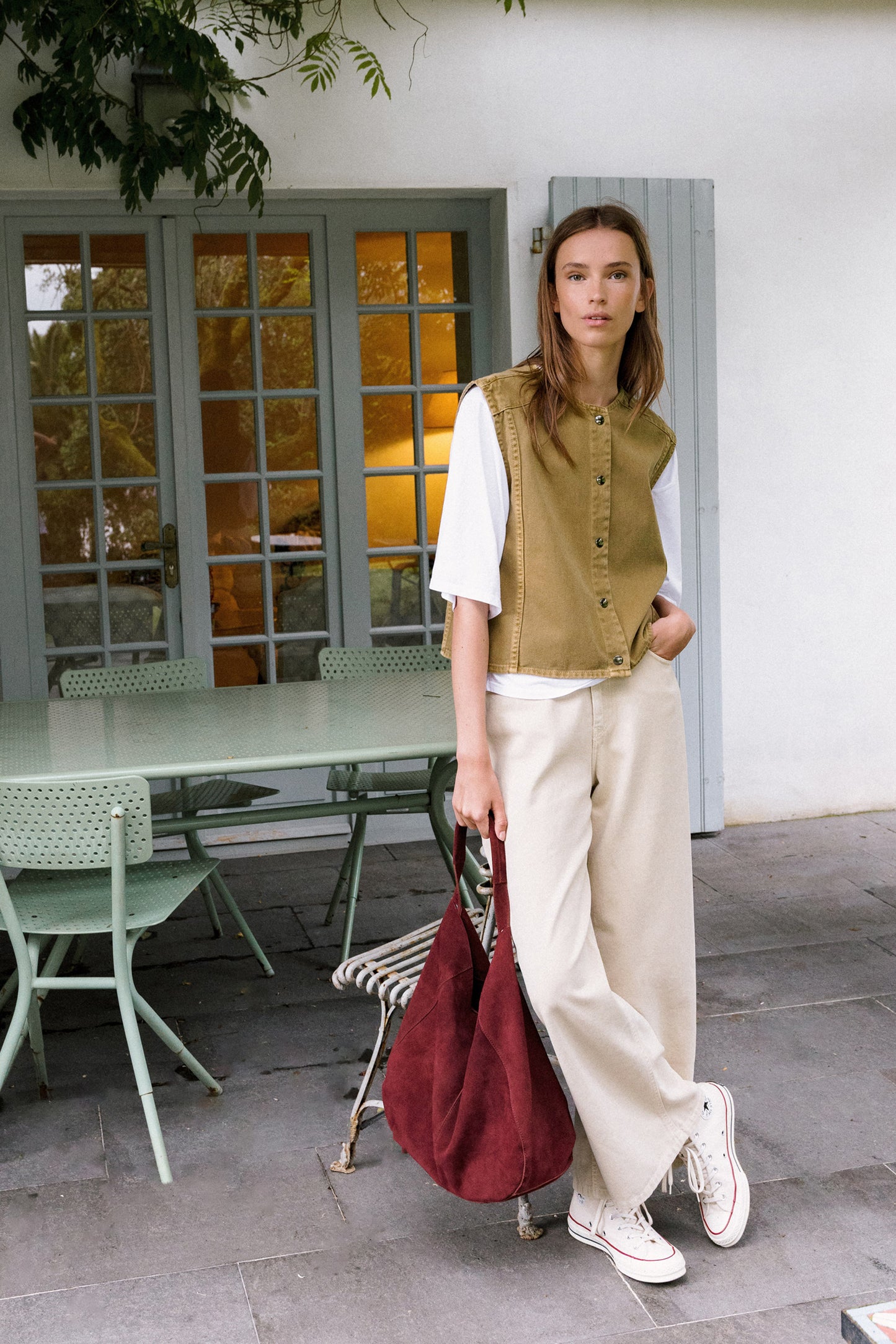 GILET EN SERGÉ