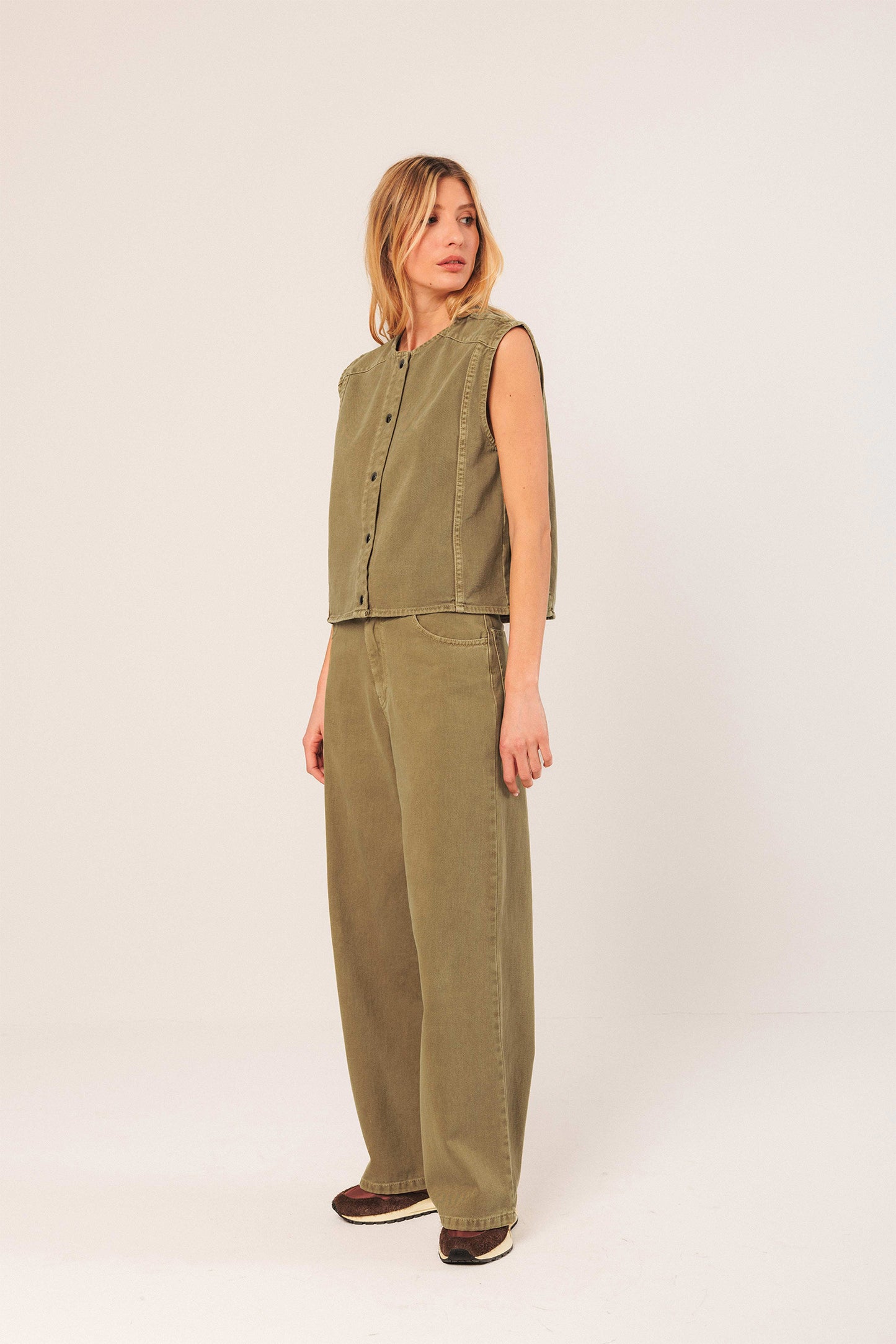 GILET EN SERGÉ