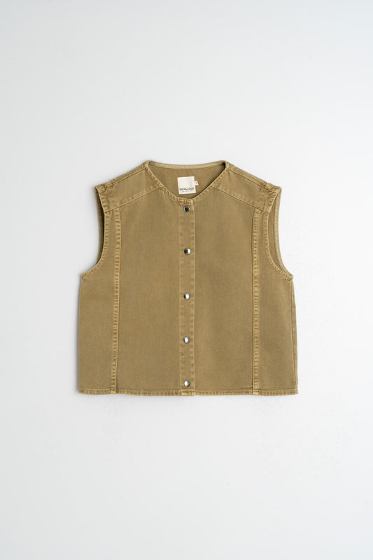 BOXY TWILL VEST 6