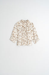 ELASTIC COTTON BLOUSE