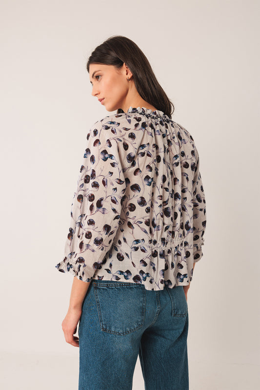 ELASTIC COTTON BLOUSE 2