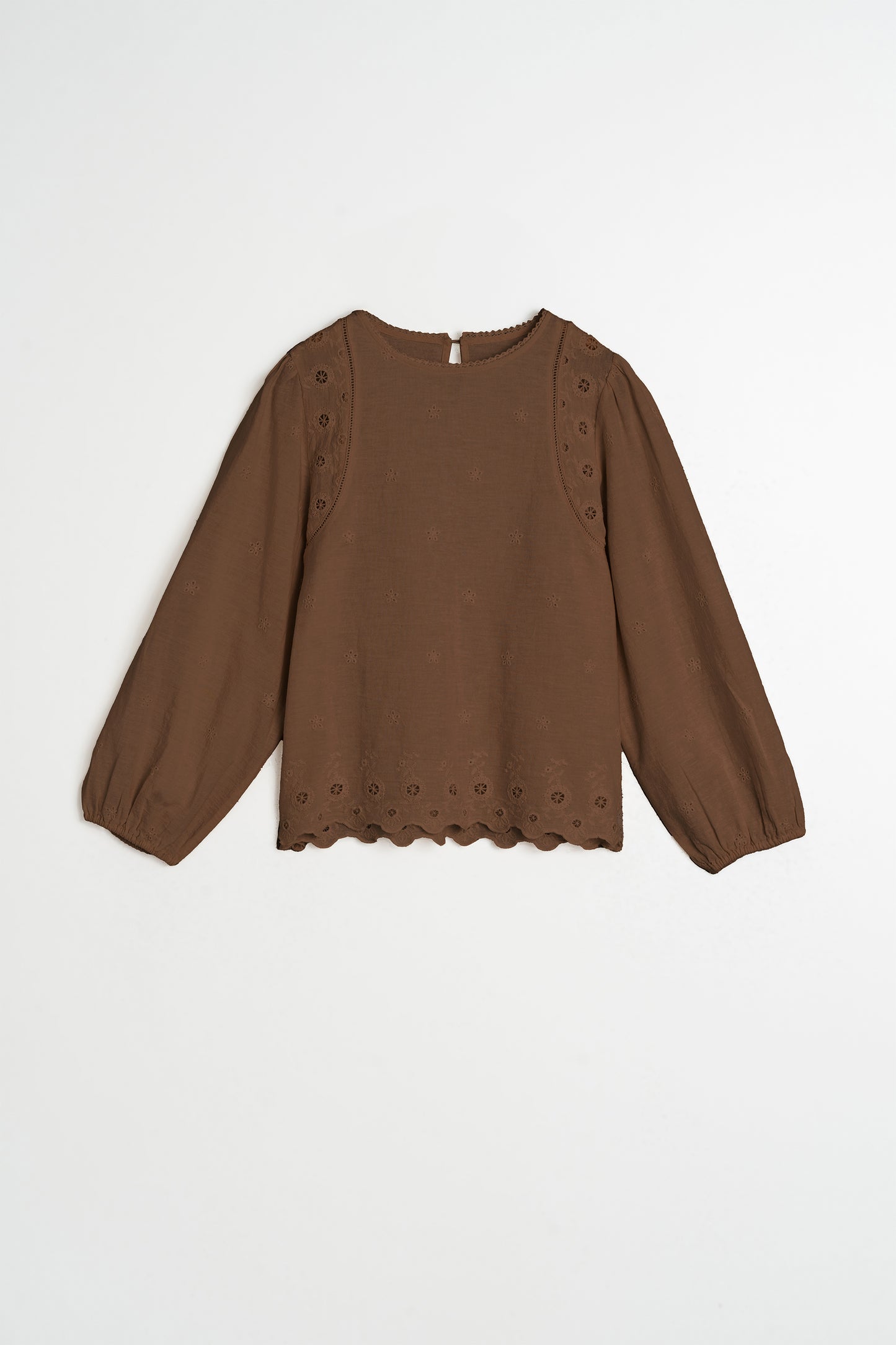 BLOUSE BRODÉE ROMANTIQUE