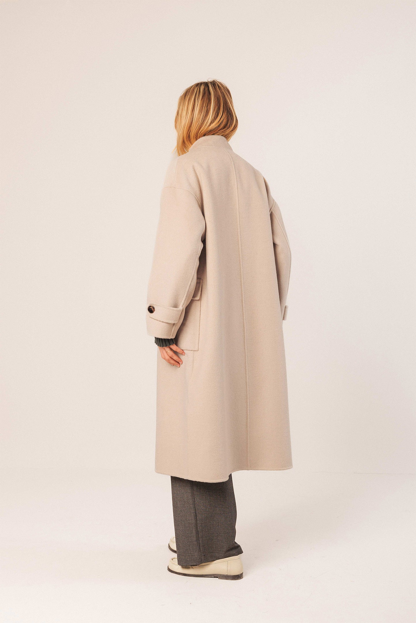MANTEAU MAXI EN LAINE