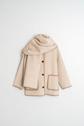 MANTEAU EN LAINE BRODÉ