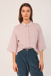 PANTALON CARROT EN VELOURS CÔTELÉ