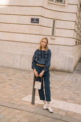 PANTALON CARROT EN VELOURS CÔTELÉ