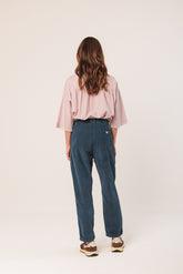 PANTALON CARROT EN VELOURS CÔTELÉ