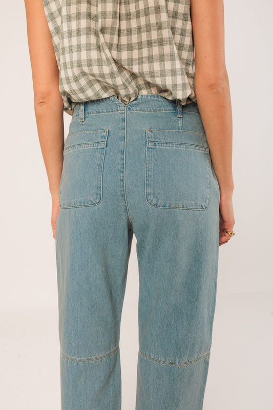PANTALÓN CARROT DENIM