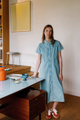 DENIM SHIRT DRESS