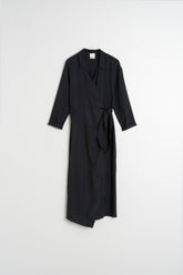 VESTIDO DRAPEADO ANUDADO