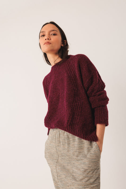 LOOSE-KNIT WOOL SWEATER 2