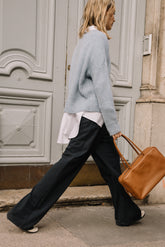 LOOSE-KNIT WOOL SWEATER