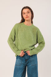LOOSE-KNIT WOOL SWEATER