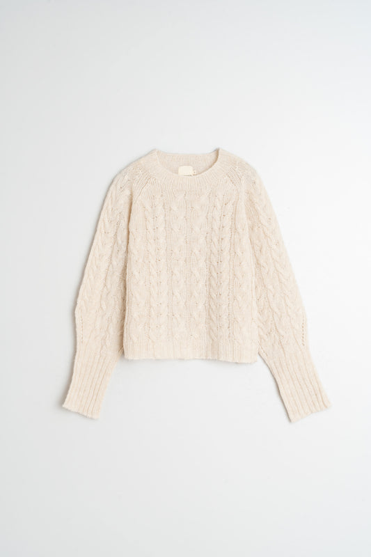 CABLE-KNIT CROP SWEATER 5