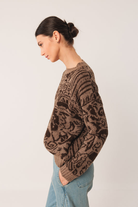 JERSEY JACQUARD BICOLOR