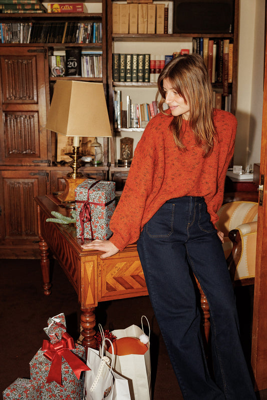 MOHAIR CROP SWEATER 1