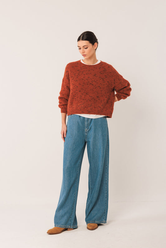 PULL CROP EN MOHAIR