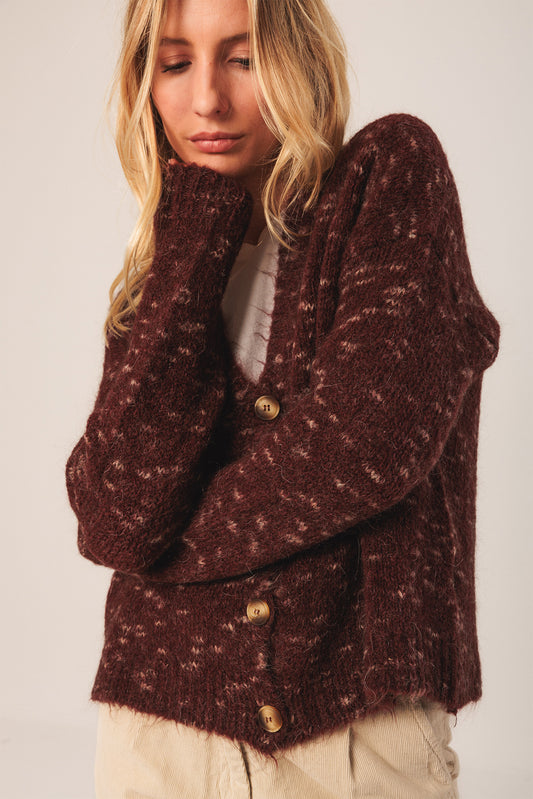 CHAQUETA PUNTO ABOTONADA