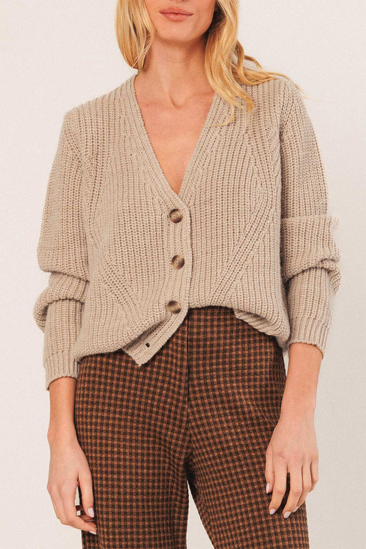 CHAQUETA PUNTO ABOTONADA