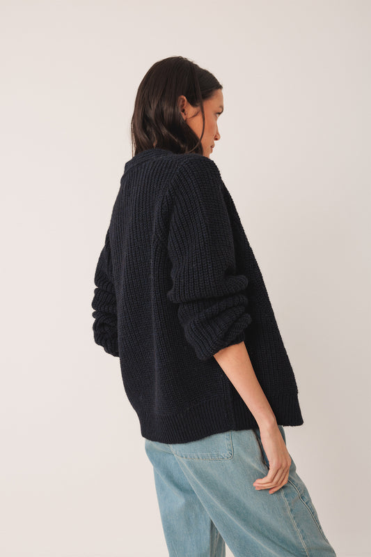CHAQUETA PUNTO ABOTONADA
