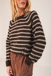 [CL] BICOLOR STRIPED SWEATER