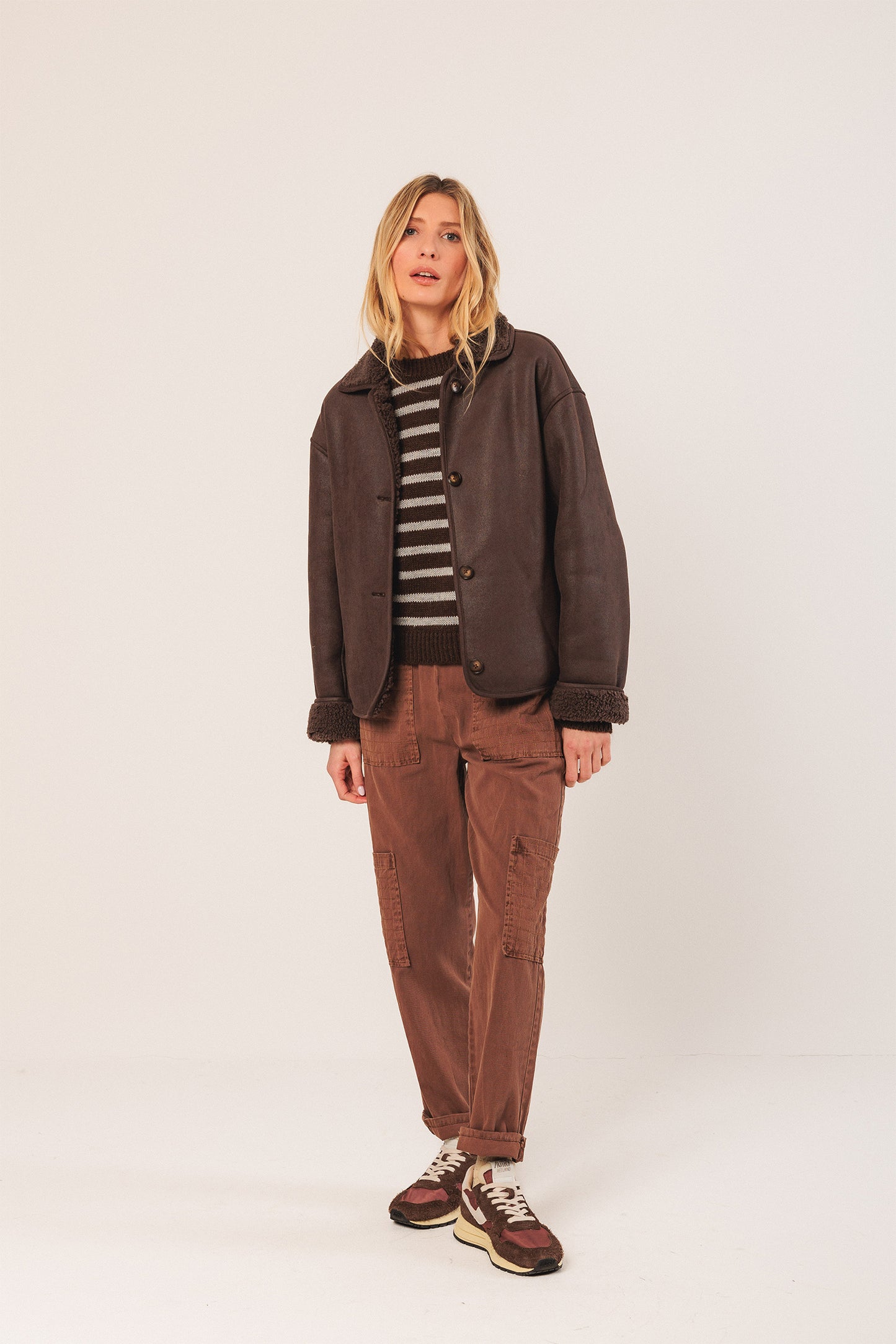 [CL] BICOLOR STRIPED SWEATER