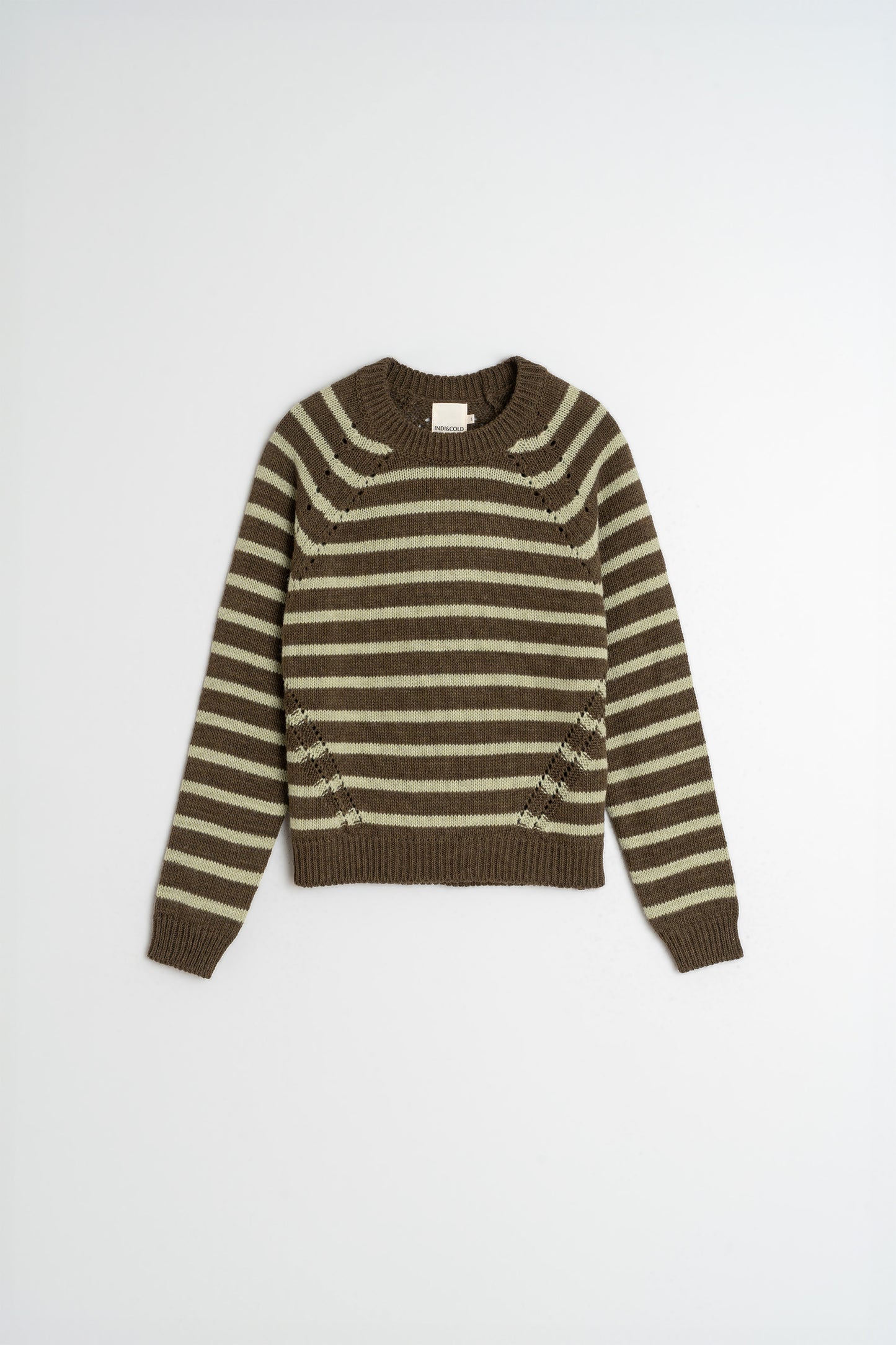 BICOLOR STRIPED SWEATER