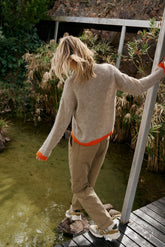 PULL EN MAILLE BICOLORE