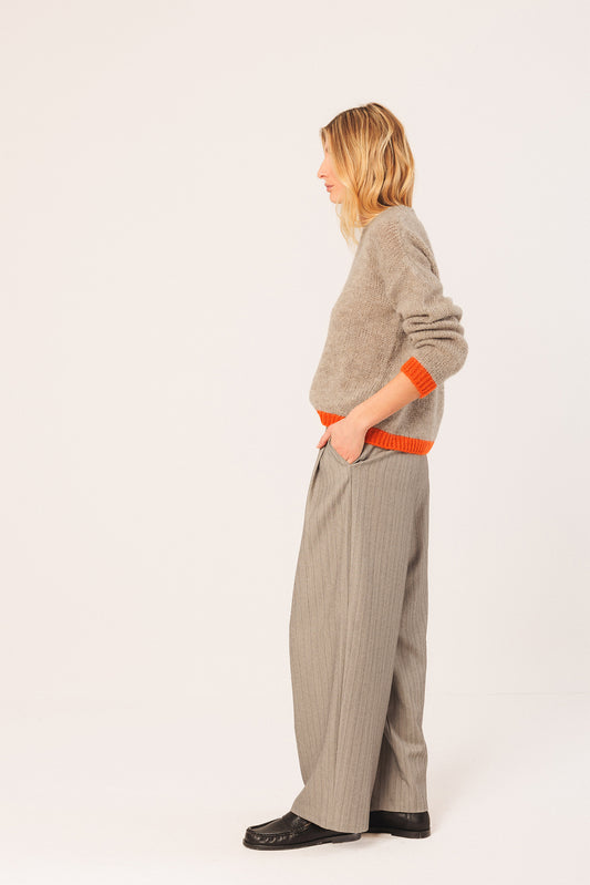 PULL EN MAILLE BICOLORE 4