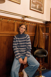 STRIPED CONTRAST SWEATER