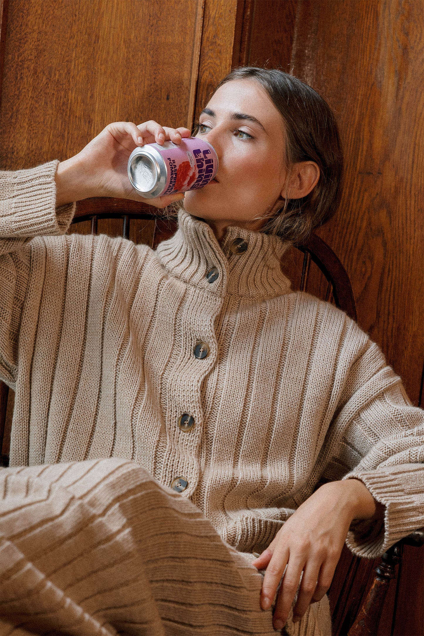CARDIGAN EN MAILLE CÔTELÉE