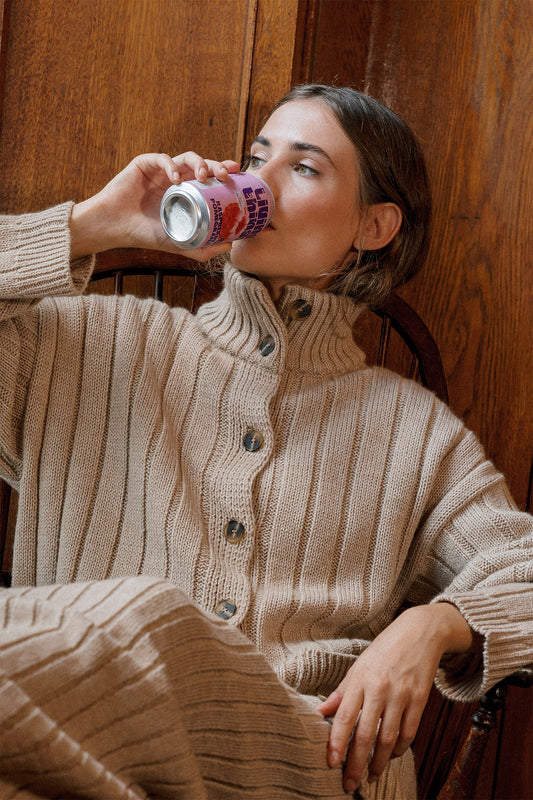 CARDIGAN EN MAILLE CÔTELÉE 1