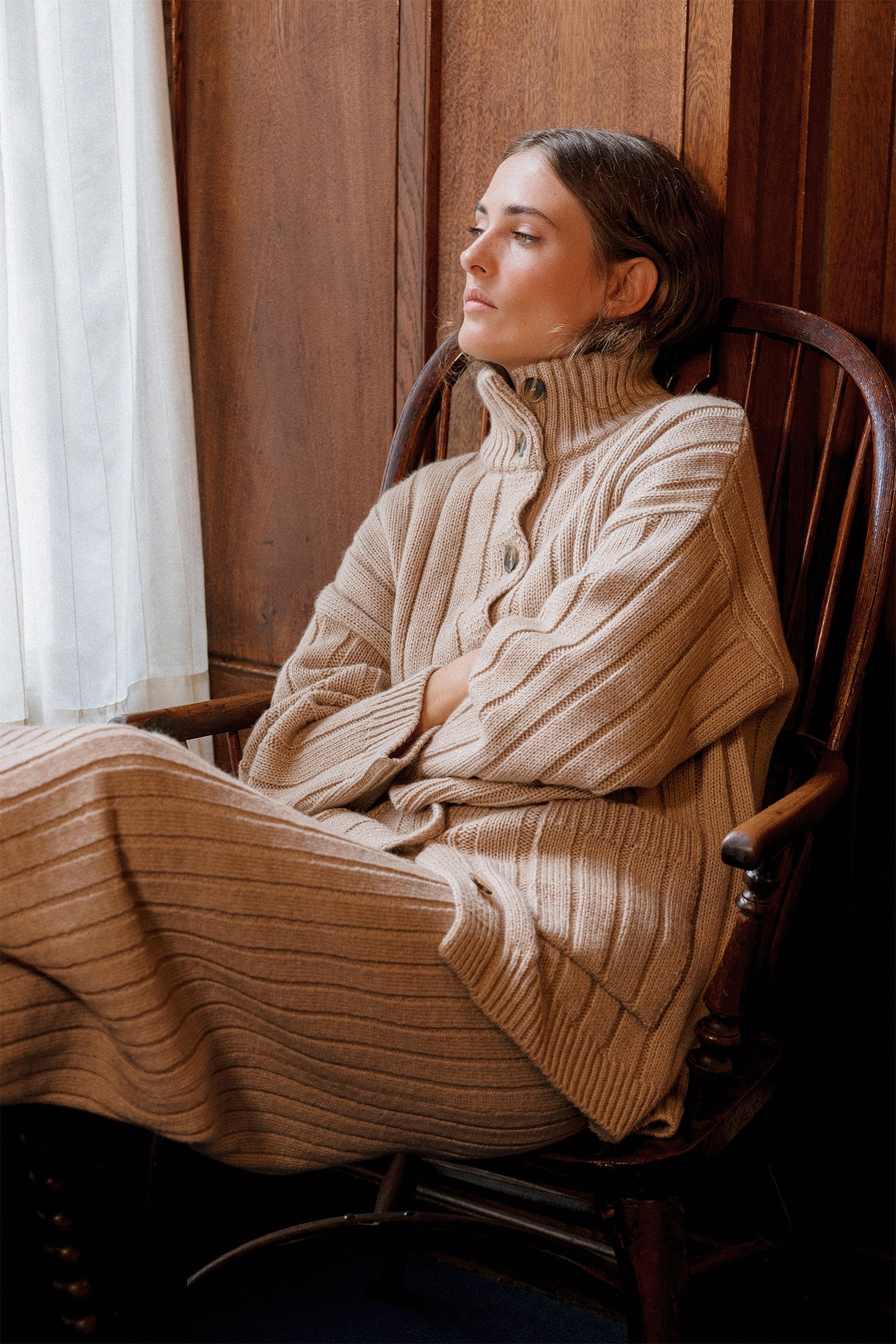 CARDIGAN EN MAILLE CÔTELÉE