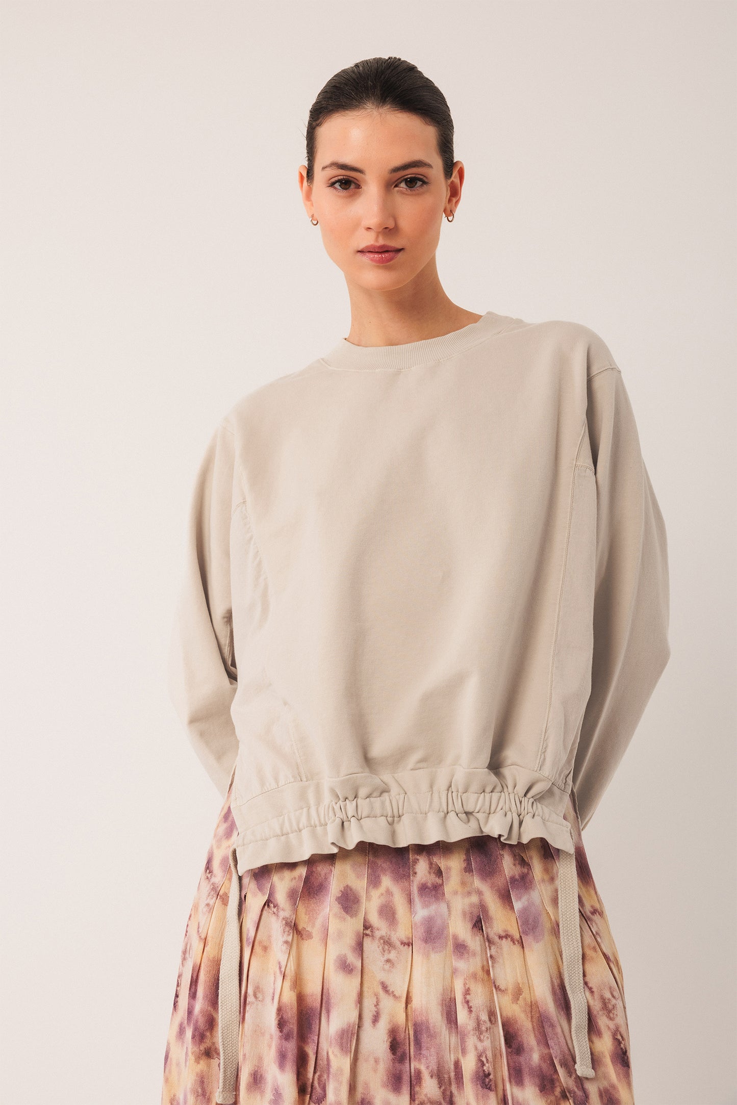 [CL] COTTON TERRY LOOPED SWEATSHIRT