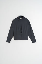 RIBBED COLLAR T-SHIRT