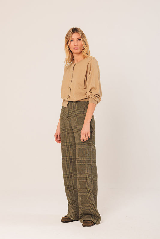 PANTALÓN  JACQUARD DOBLE TELA