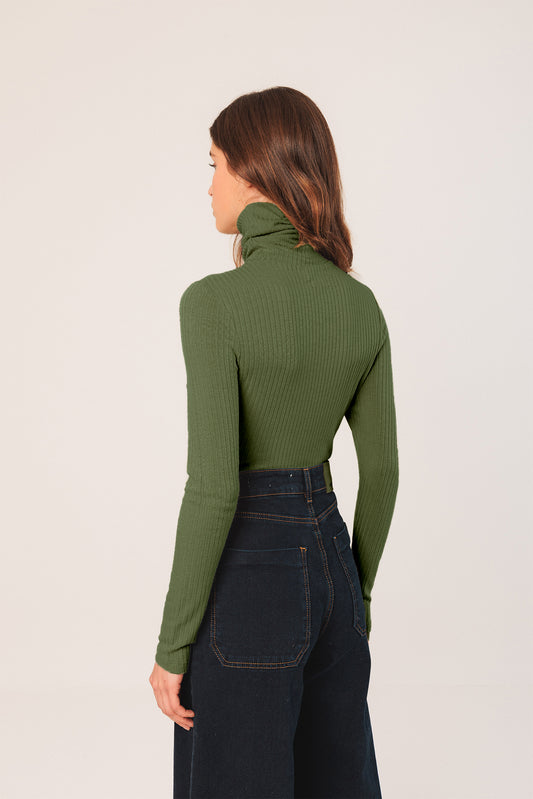 FITTED RIBBED T-SHIRT 2