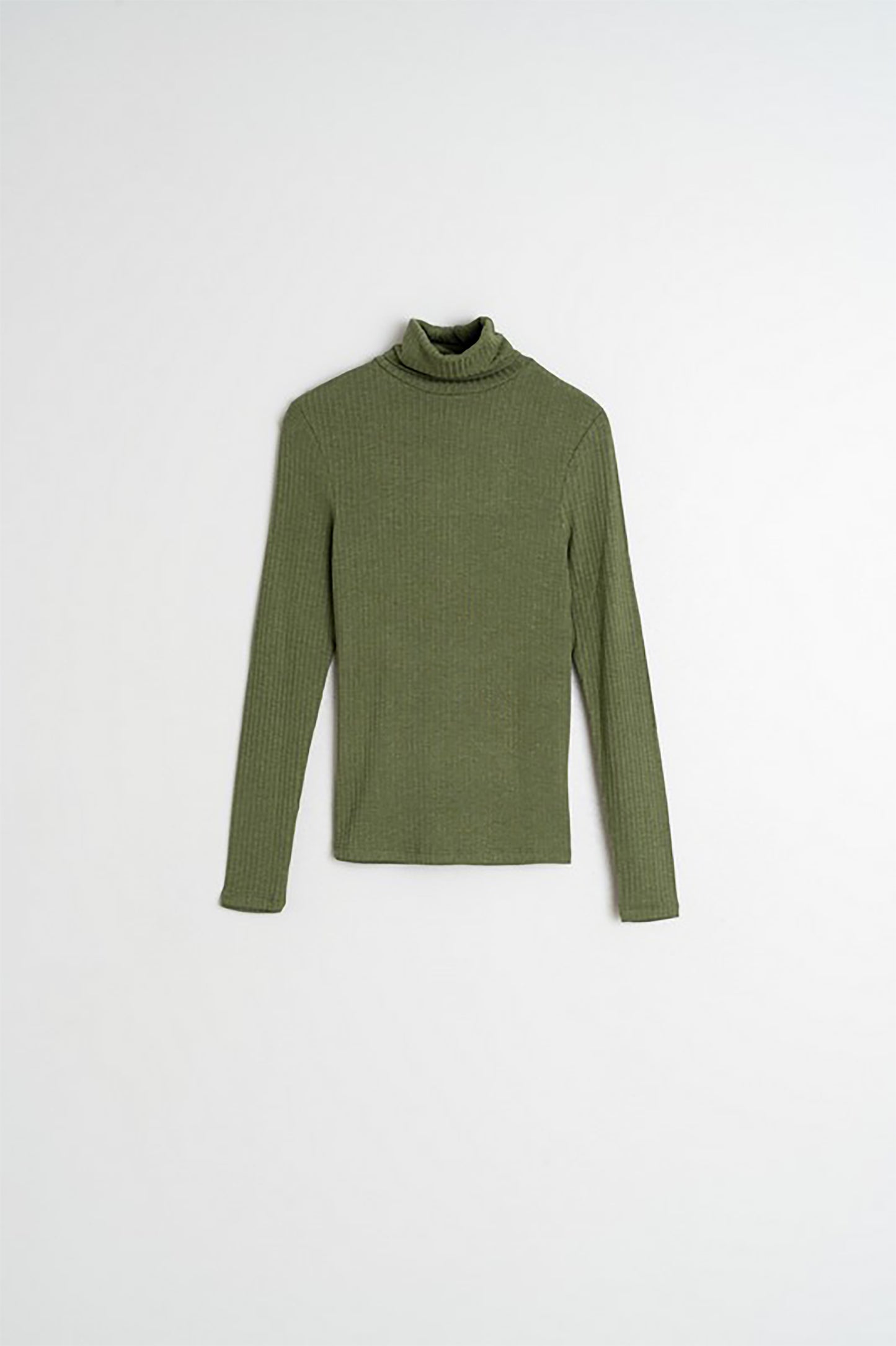 FITTED RIBBED T-SHIRT