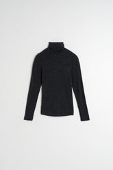 FITTED RIBBED T-SHIRT