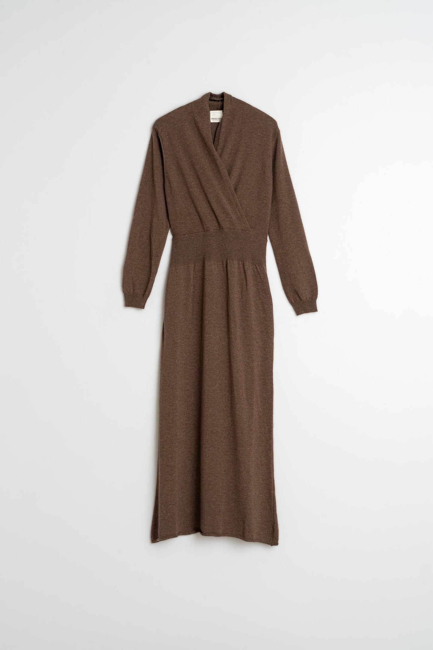 VESTIDO LARGO CON CASHMERE