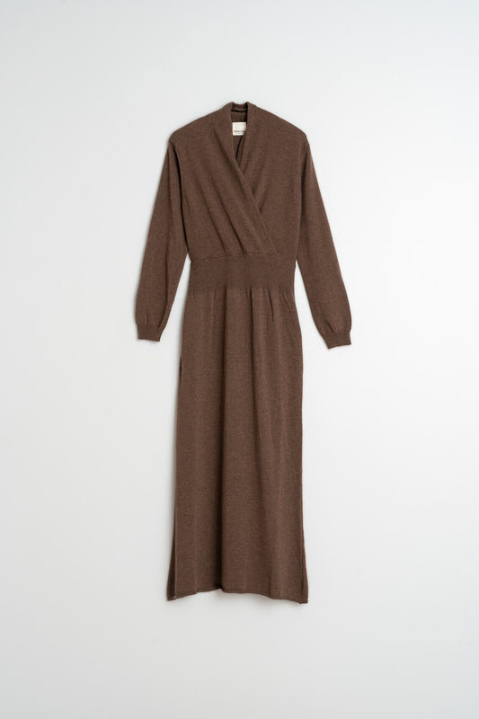 VESTIDO LARGO CON CASHMERE