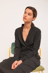 VESTIDO LARGO CON CASHMERE