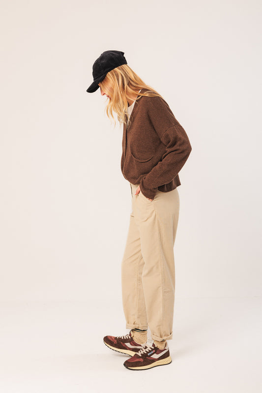CHAQUETA CON CASHMERE