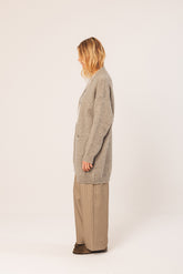 LONG MOHAIR JACKET