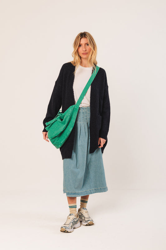 CHAQUETA LARGA CON MOHAIR 5