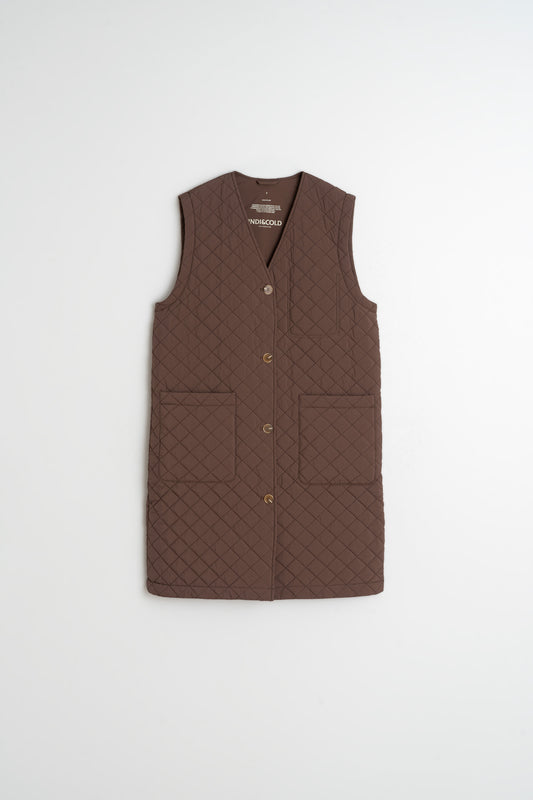 QUILTED CHECKERED VEST 5