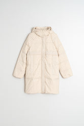 MANTEAU EN DUVET À CARREAUX