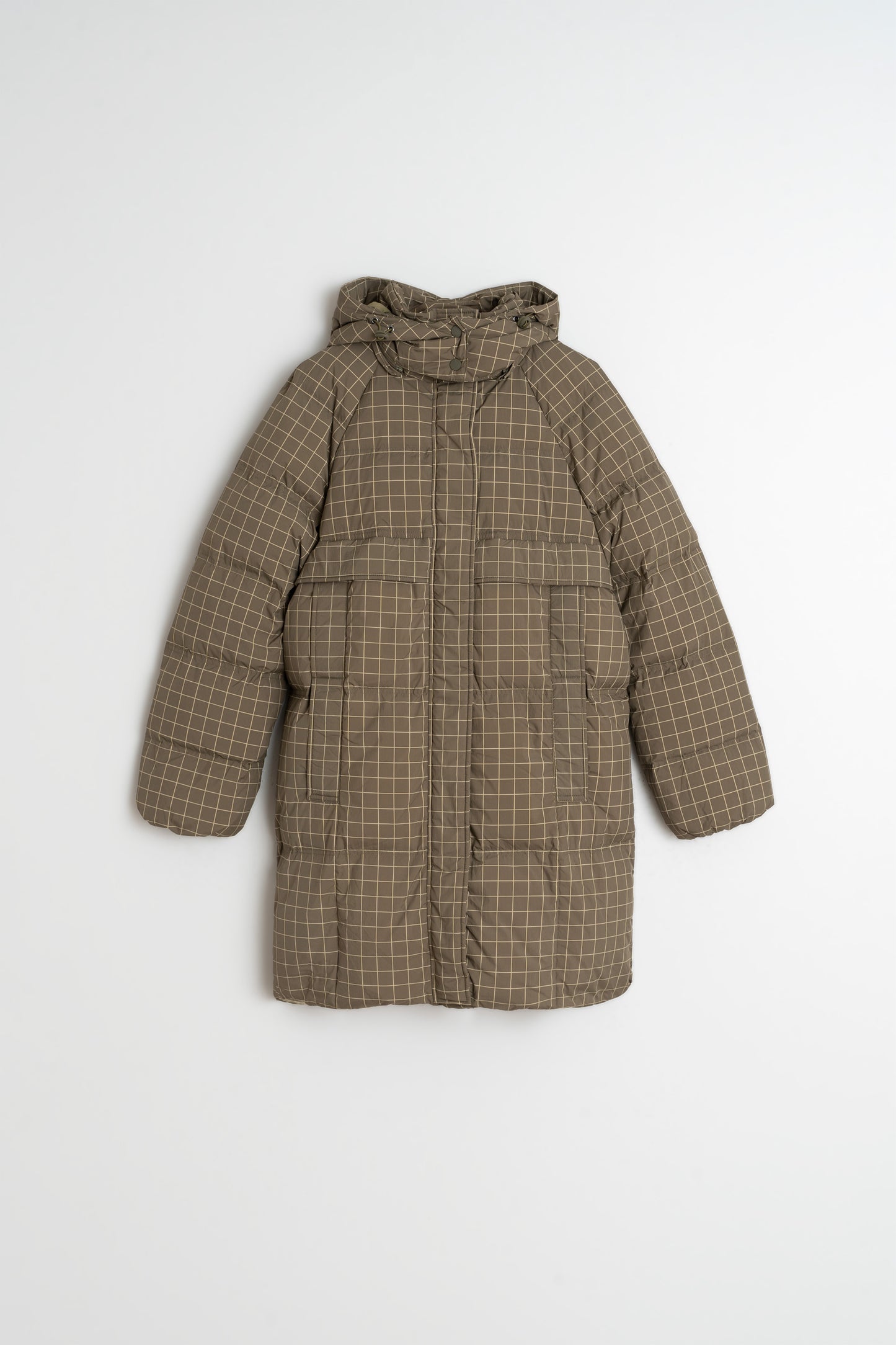 MANTEAU 3/4 À CARREAUX