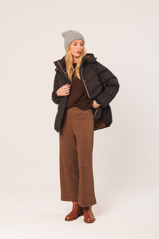 MANTEAU MATELASSÉ UNI