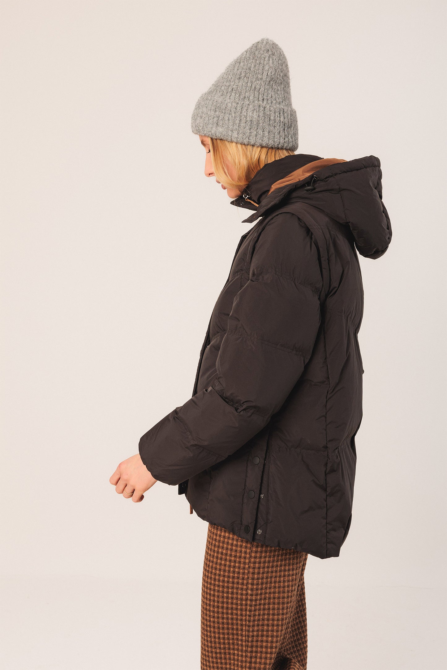 MANTEAU MATELASSÉ UNI